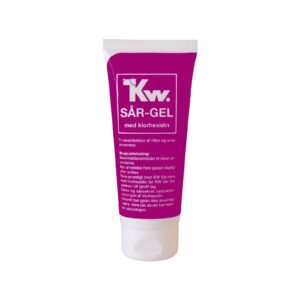 KW SÅR GEL M/KLORHEXIDIN 100 ML | KW pelspleje | Produkter til kæledyr